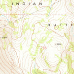 United States Geological Survey Duck Creek Butte, OR (1977, 24000-Scale) digital map