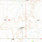 United States Geological Survey Duck Creek, MT-ND (1982, 24000-Scale) digital map