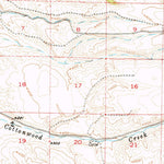 United States Geological Survey Duck Creek Pass, MT (1950, 62500-Scale) digital map