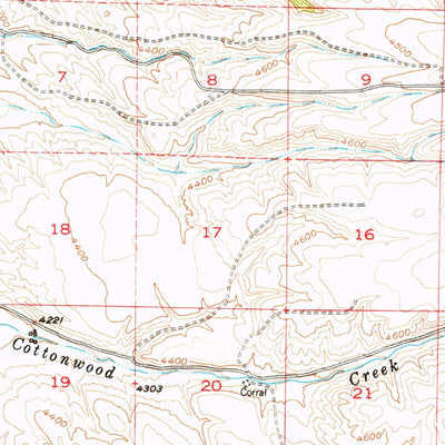 United States Geological Survey Duck Creek Pass, MT (1950, 62500-Scale) digital map