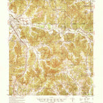 United States Geological Survey Duck Hill, MS (1954, 62500-Scale) digital map
