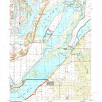 United States Geological Survey Duck Island, IL (1996, 24000-Scale) digital map