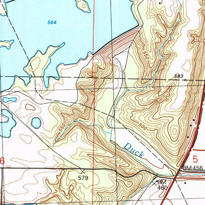 United States Geological Survey Duck Island, IL (1996, 24000-Scale) digital map