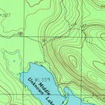 United States Geological Survey Duck Lake, ME (1987, 24000-Scale) digital map