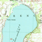 United States Geological Survey Duck Lake, MI (1980, 24000-Scale) digital map