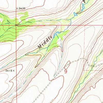 United States Geological Survey Duck Lake, MT (1968, 24000-Scale) digital map