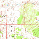 United States Geological Survey Duck Lake, MT (1968, 24000-Scale) digital map