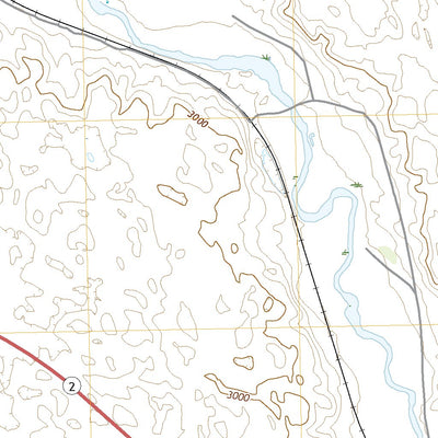 United States Geological Survey Duck Lake SW, NE (2021, 24000-Scale) digital map