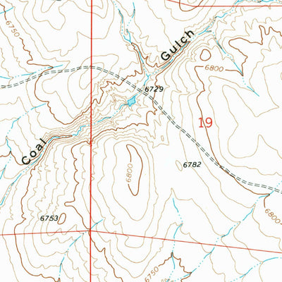 United States Geological Survey Duck Lake, WY (1970, 24000-Scale) digital map