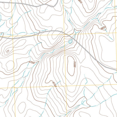United States Geological Survey Duck Lake, WY (2012, 24000-Scale) digital map