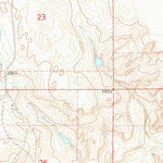 United States Geological Survey Duckhead Buttes, MT (1966, 24000-Scale) digital map