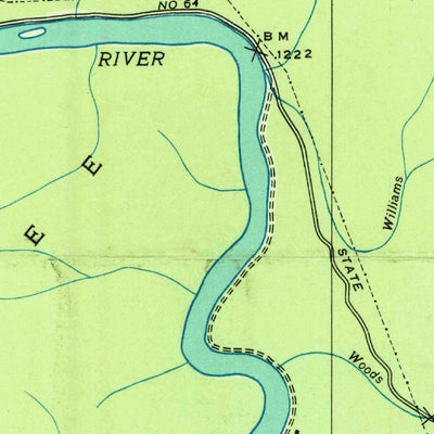 United States Geological Survey Ducktown, TN (1936, 24000-Scale) digital map