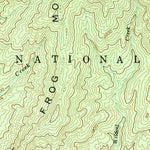 United States Geological Survey Ducktown, TN (1957, 24000-Scale) digital map