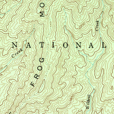 United States Geological Survey Ducktown, TN (1957, 24000-Scale) digital map