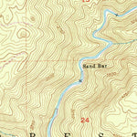 United States Geological Survey Duckwall Mountain, CA (1948, 24000-Scale) digital map
