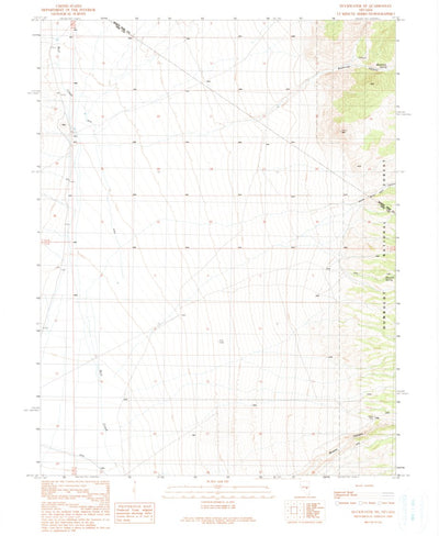 United States Geological Survey Duckwater NE, NV (1990, 24000-Scale) digital map