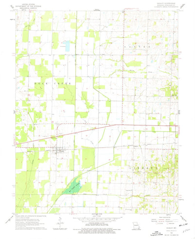 United States Geological Survey Dudley, MO (1962, 24000-Scale) digital map