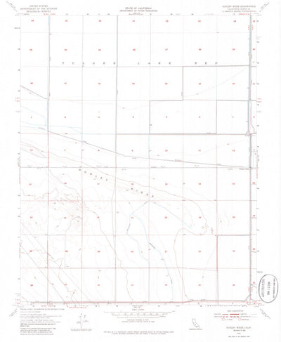 United States Geological Survey Dudley Ridge, CA (1954, 24000-Scale) digital map