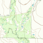 United States Geological Survey Dudleys Creek, TX (1966, 24000-Scale) digital map