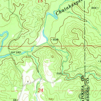 United States Geological Survey Dudleyville, AL (1971, 24000-Scale) digital map