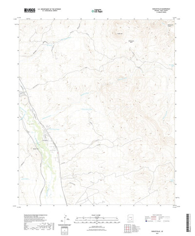 United States Geological Survey Dudleyville, AZ (2021, 24000-Scale) digital map
