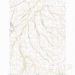 United States Geological Survey Dufur East, OR (1962, 24000-Scale) digital map
