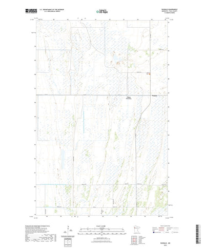 United States Geological Survey Dugdale, MN (2022, 24000-Scale) digital map
