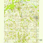 United States Geological Survey Dugger, IN (1952, 24000-Scale) digital map