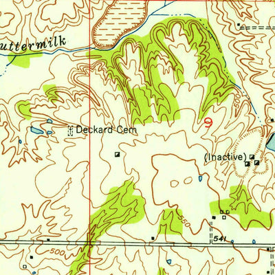 United States Geological Survey Dugger, IN (1952, 24000-Scale) digital map