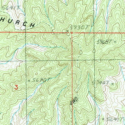 United States Geological Survey Duggins Creek, UT (1986, 24000-Scale) digital map