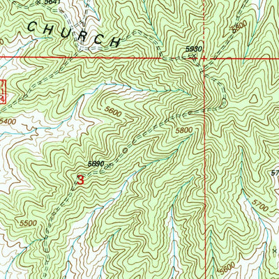 United States Geological Survey Duggins Creek, UT (2001, 24000-Scale) digital map