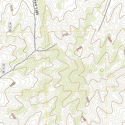 United States Geological Survey Duggins Creek, UT (2020, 24000-Scale) digital map