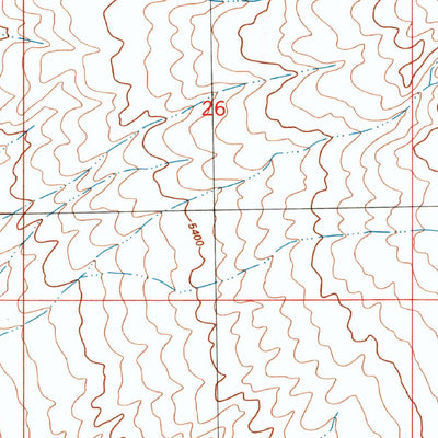 United States Geological Survey Dugout Canyon, NM (1996, 24000-Scale) digital map