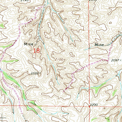 United States Geological Survey Dugout Creek, MT (1969, 24000-Scale) digital map