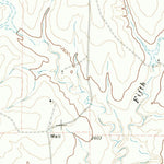 United States Geological Survey Dugout Creek, TX (1972, 24000-Scale) digital map