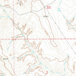 United States Geological Survey Dugout Ranch, WY (1961, 24000-Scale) digital map