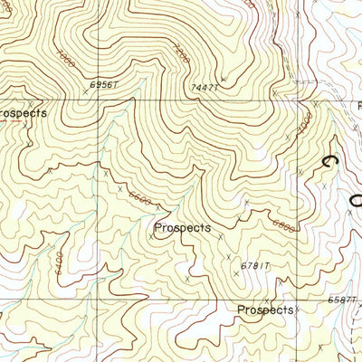 United States Geological Survey Dugout Spring, NV (1986, 24000-Scale) digital map