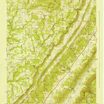United States Geological Survey Dugout Valley, AL (1947, 24000-Scale) digital map