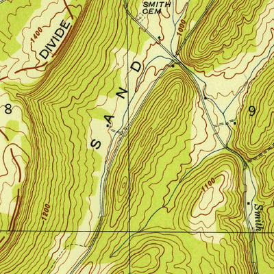 United States Geological Survey Dugout Valley, AL (1947, 24000-Scale) digital map