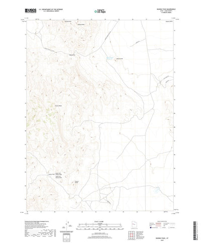 United States Geological Survey Dugway Pass, UT (2020, 24000-Scale) digital map
