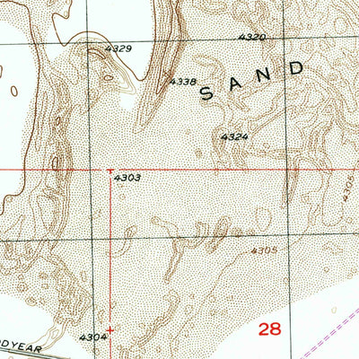 United States Geological Survey Dugway Proving Ground NE, UT (1954, 24000-Scale) digital map