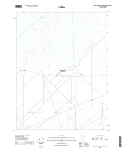 United States Geological Survey Dugway Proving Ground NE, UT (2020, 24000-Scale) digital map