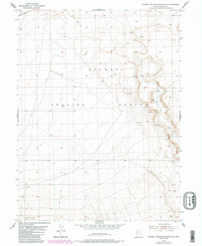 United States Geological Survey Dugway Proving Ground SE, UT (1954, 24000-Scale) digital map