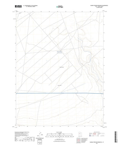 United States Geological Survey Dugway Proving Ground SE, UT (2023, 24000-Scale) digital map