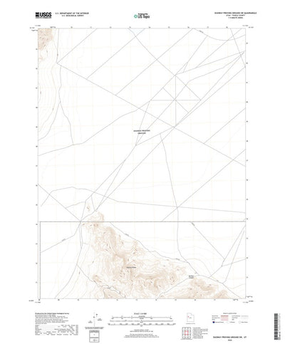 United States Geological Survey Dugway Proving Ground SW, UT (2020, 24000-Scale) digital map