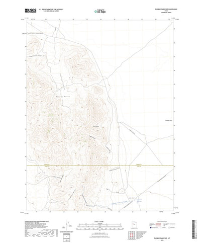 United States Geological Survey Dugway Range NE, UT (2023, 24000-Scale) digital map