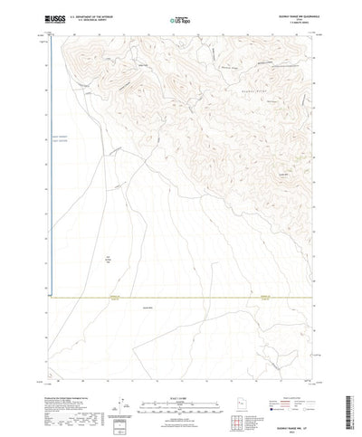 United States Geological Survey Dugway Range NW, UT (2023, 24000-Scale) digital map
