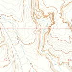 United States Geological Survey Duhaime Flat East, OR (1971, 24000-Scale) digital map