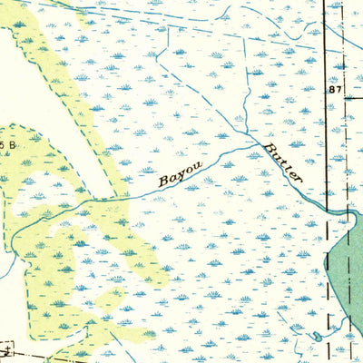 United States Geological Survey Dulac, LA (1935, 31680-Scale) digital map