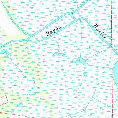 United States Geological Survey Dulac, LA (1964, 24000-Scale) digital map